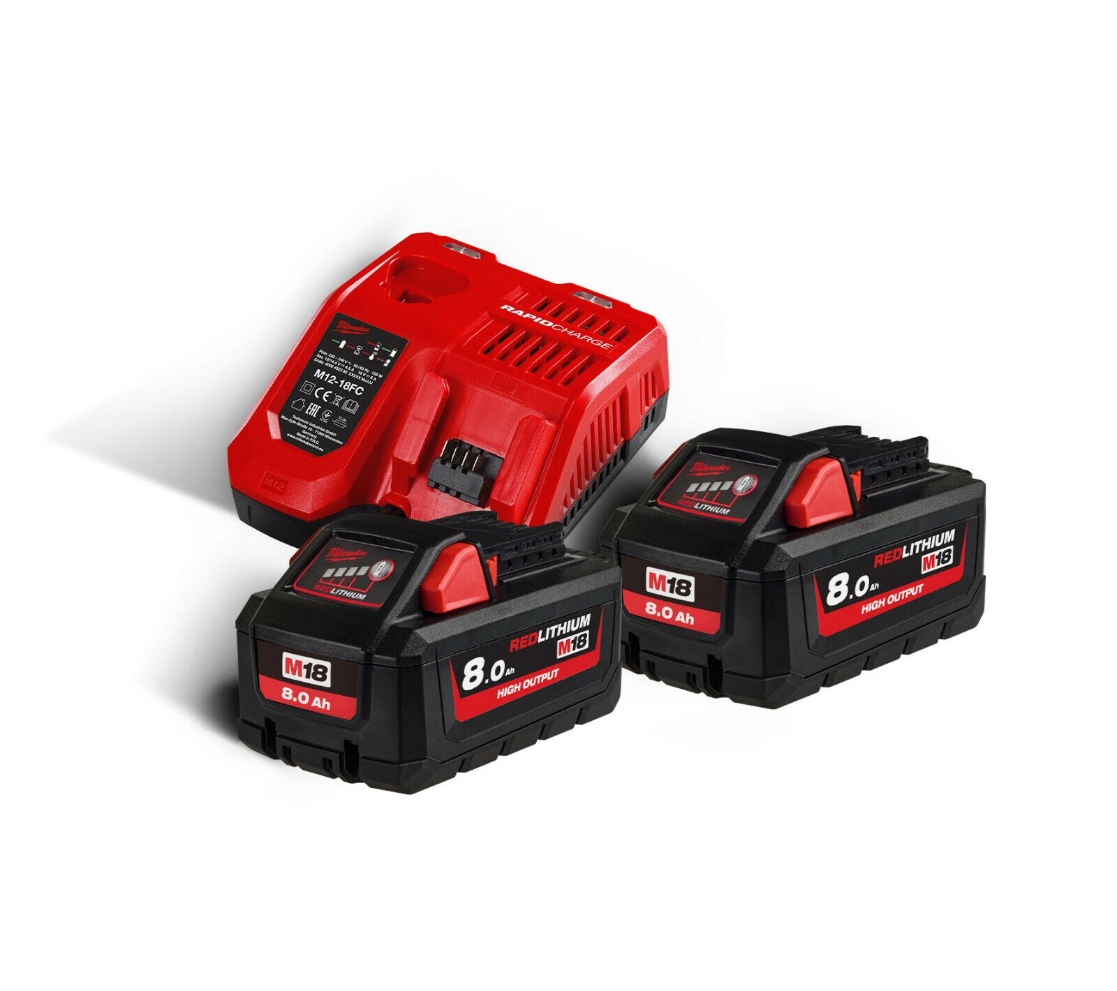 Milwaukee M18HNRG-802 18V Starterset