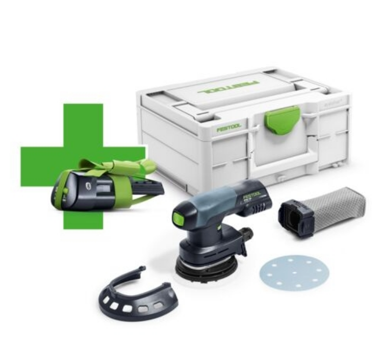 Festool Akku-Exzenterschleifer ETSC 125-Basic-ERGO Aktion