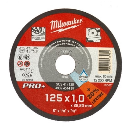 Milwaukee Metalltrennscheibe PRO+ INOX 125 mm SCS41 1 mm