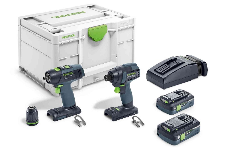 Festool Schrauber- und Bohrer-Set TID 18 HPC 4,0 I-Set T18