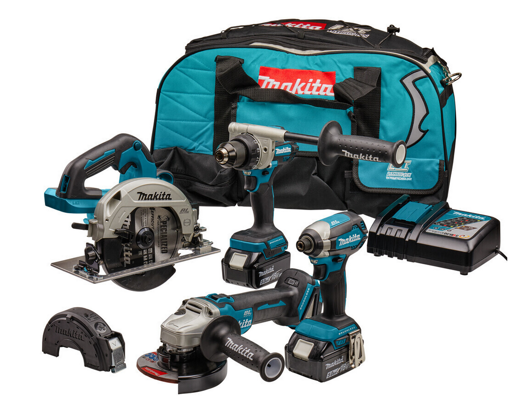 Makita Akku-Kombo-Kit 18V DLX4156TX1