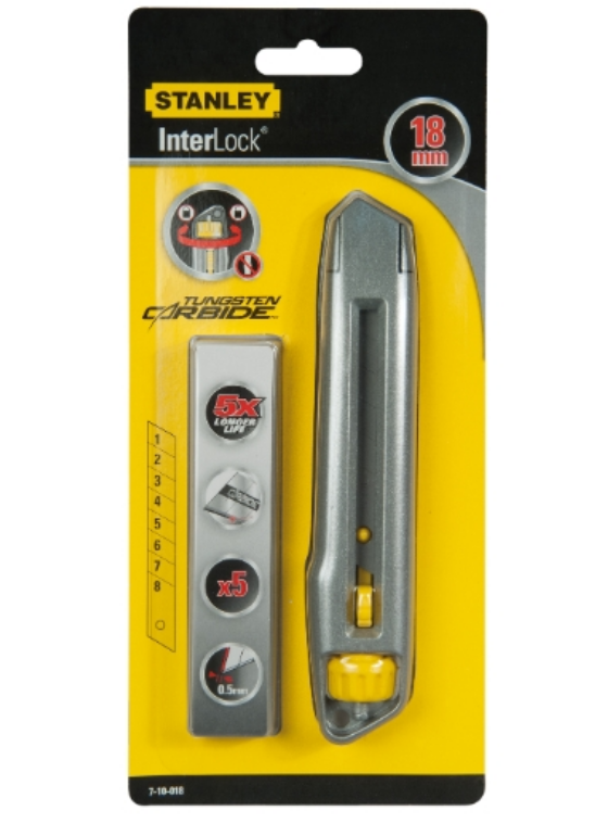 Dewalt Interlock Cutter 18mm inkl. Carbide Klingen 