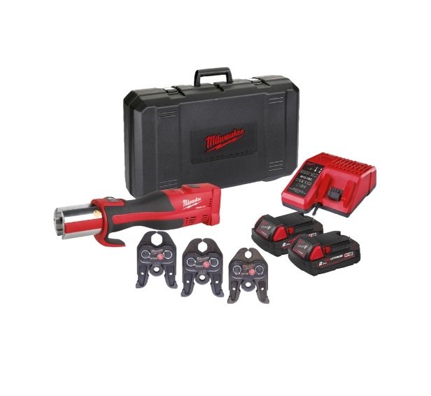 Milwaukee M18BLHPT-202C M-Set Bürstenloses Akku-Presswerkzeug (Sanitär)