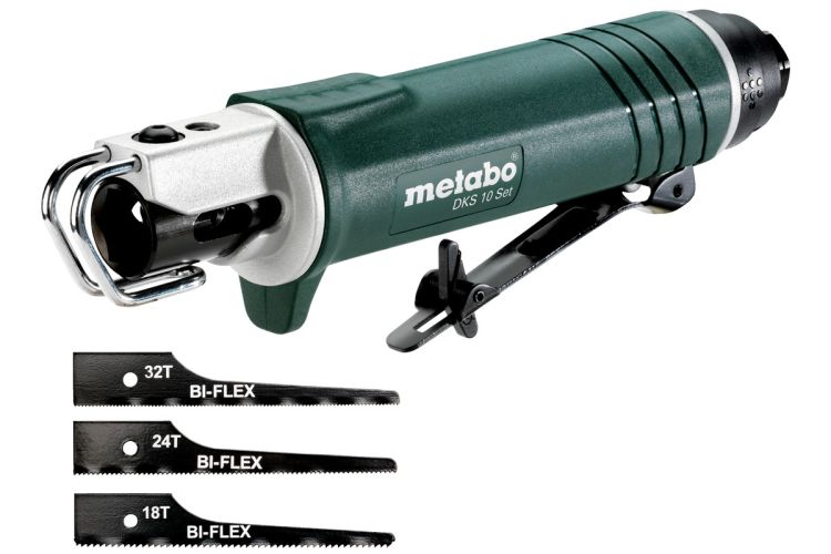 Metabo Druckluft-Karosseriesäge DKS 10 Set (601560500); Kunststoffkoffer