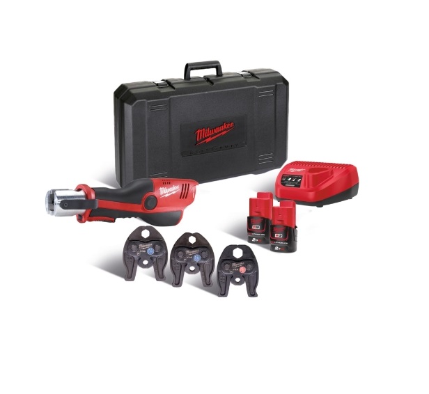 Milwaukee M12HPT-202C V-SET2 Akku-Presswerkzeug