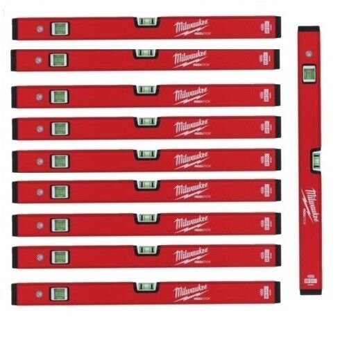 10 Stück Milwaukee Redstick Compact Wasserwaage 60 cm 4932459080