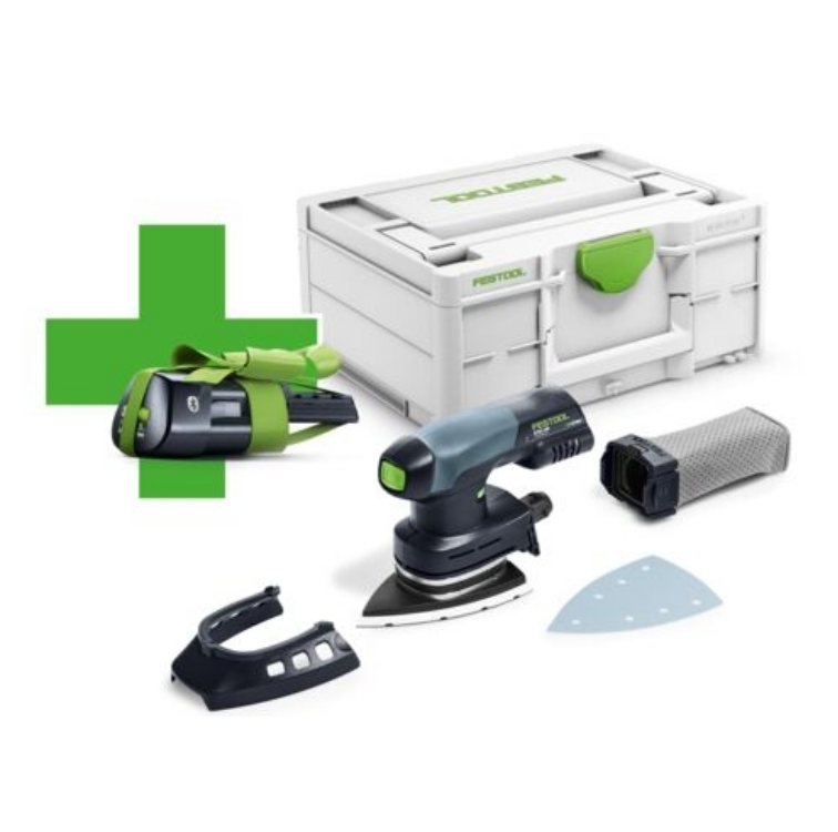 Festool Akku-Deltaschleifer DTSC 400-Basic-ERGO Aktion 