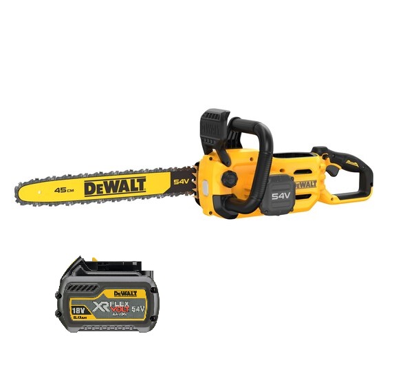 Dewalt Akku-Kettensaege DCMCS574N (45 cm), 54 Volt (Basisversion) inkl Akku DCB546