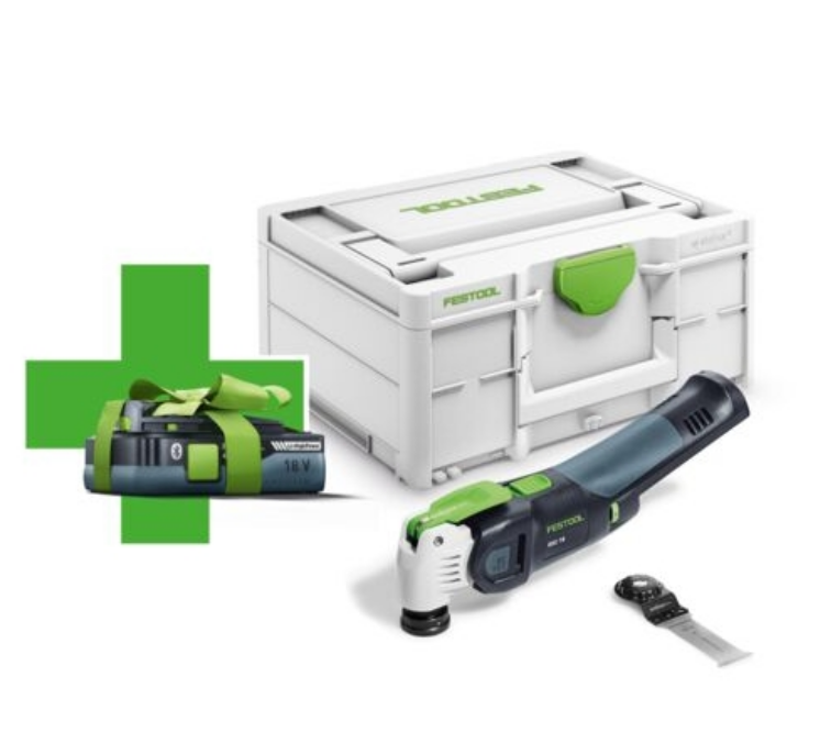 Festool Akku-Oszillierer VECTURO OSC 18 E-Basic Aktion + 1Akku 4.0 Ah