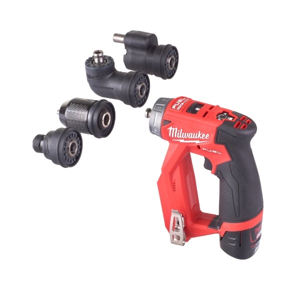 Milwaukee M12FDDXKIT-202X FUEL™ Akku-Bohrschrauber mit Schnellwechselbohrfutter