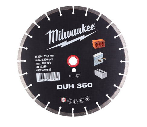 Milwaukee Diamanttrennscheibe DUH 350 mm