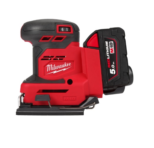 Milwaukee M18BQSS-502B Akku-Exzenterschleifer