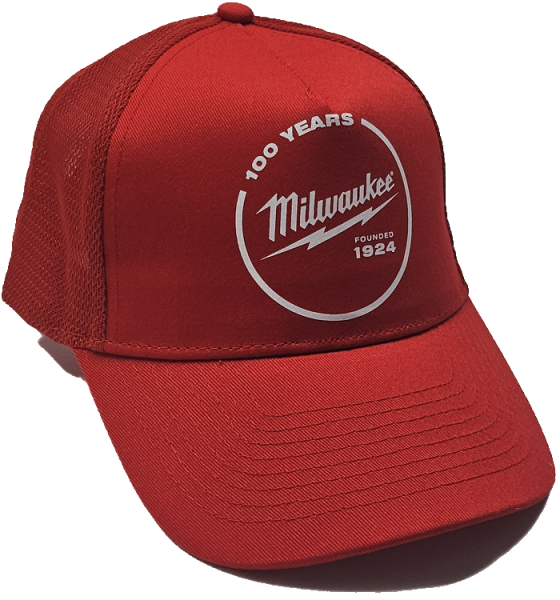 Milwaukee Cap 100 Jahre rot