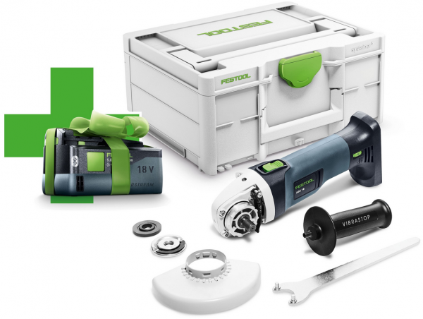 Festool Akku-Winkelschleifer AGC 18-125 EBI-Basic + Akkupack 5,0