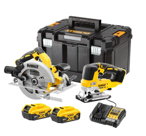 DeWalt 18 VOLT AKKU KOMBO KIT DCK2012P2T-QW INKL. DCS570NT-XJ & DCS334NT-XJ