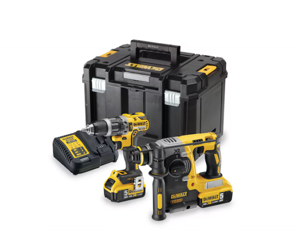 DeWalt Akku-Kombopack mit DCD796, DCH253, DCB1104 und 2x DCB184