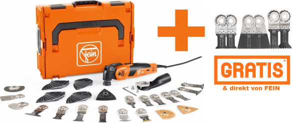 Fein MultiMaster MM 700 PLUS TOP L-Boxx + GRATIS E-Cut StarlockPlus WOOD & METAL AKTIION